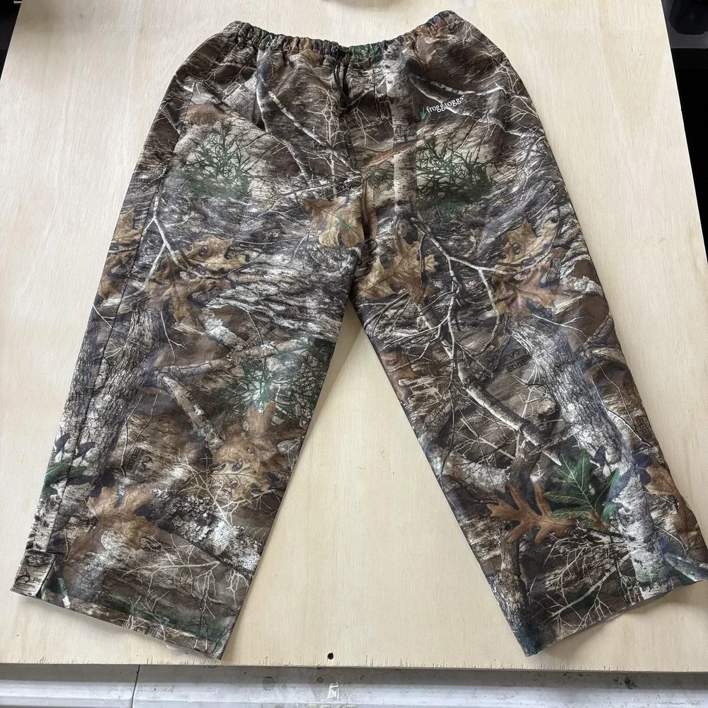 Frogg Toggs Rain Pants Mens 2XL Realtree Brown‎ Camo Waterproof Hunting Outdoor